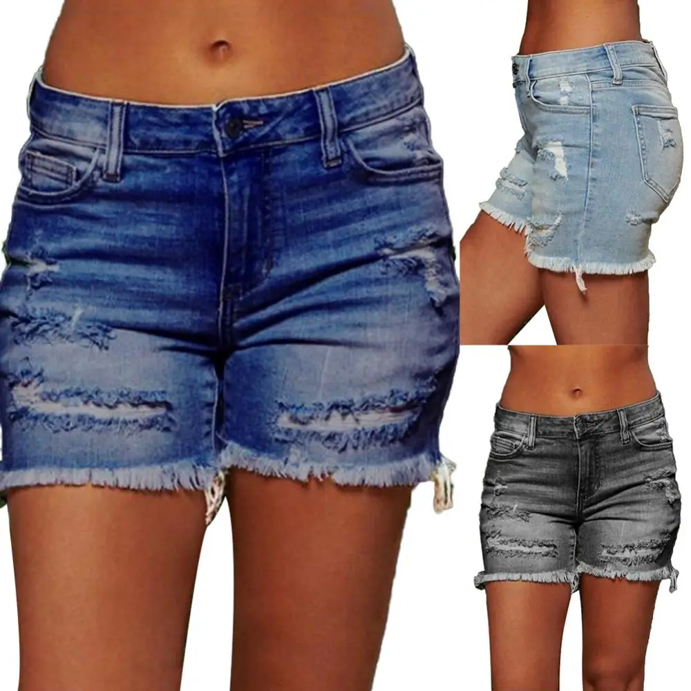 Sexy Low Rise Denim Super Shorts Women's Summer Elastic Slim Skinny Rivet Vintage Blue Short Jeans Versatile Pants
Sexy Low Rise Denim Super Shorts Women's Summer Elastic Slim Skinny Rivet Vintage Blue Short Jeans Versatile Pants