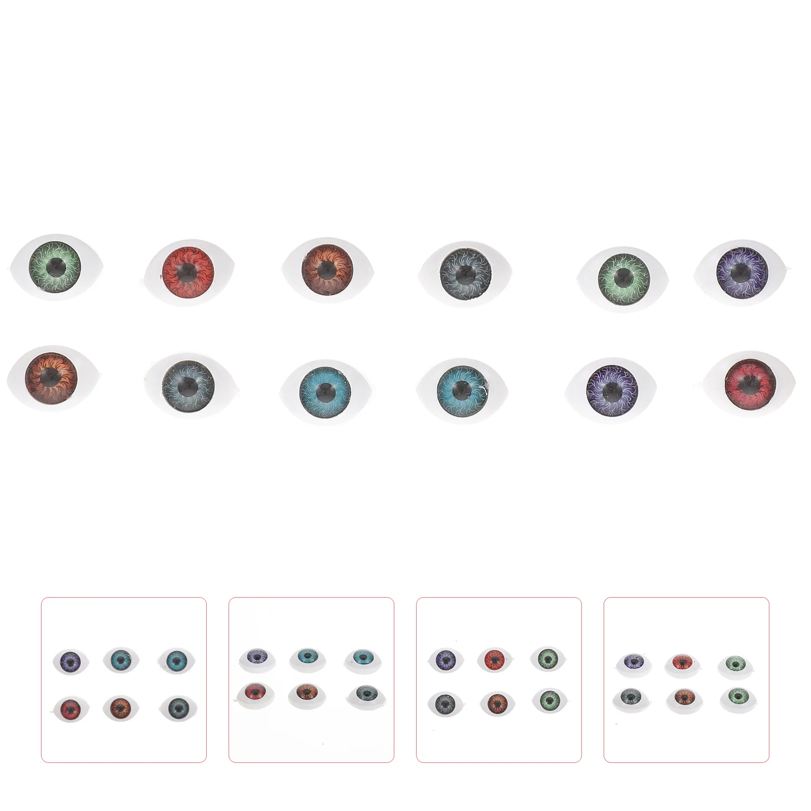 6 Pairs Eyeball Supplies Simulation Replaceable Eyes Realistic DIY Accessories Cartoon Stuffed Toy
6 Pairs Eyeball Supplies Simulation Replaceable Eyes Realistic DIY Accessories Cartoon Stuffed Toy