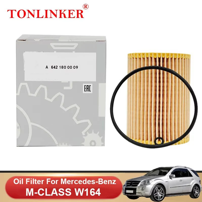 TONLINKER Oil Filter A6421800009 For Mercedes Benz M-Class W164 2005-2011 ML 280 300 320 350 CDI 4MATIC OM642 Car Accessories
TONLINKER Oil Filter A6421800009 For Mercedes Benz M-Class W164 2005-2011 ML 280 300 320 350 CDI 4MATIC OM642 Car Accessories
