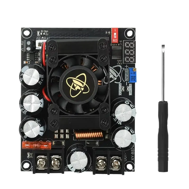A76K Adjustable Step Up DC-DC Boost Converter Module 8-32V Input 900W 30A Output Power Supply Voltage Regulator For Audio Amplif
A76K Adjustable Step Up DC-DC Boost Converter Module 8-32V Input 900W 30A Output Power Supply Voltage Regulator For Audio Amplif
