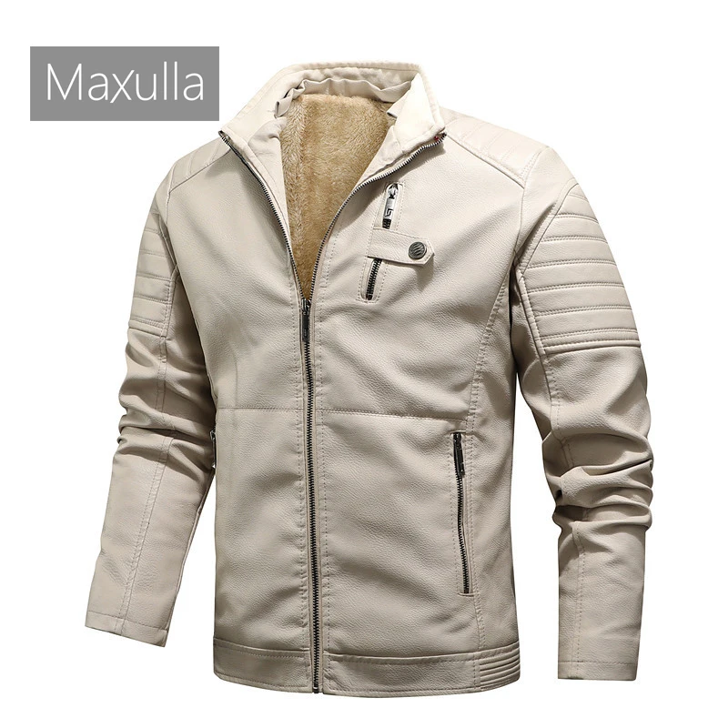 Maxulla Autumn Winter Men's Cashmere PU Fur Coat Outdoor Windproof Warm Coat Fashion Casual Motorcycle Wear Men's Clothing
Maxulla Autumn Winter Men's Cashmere PU Fur Coat Outdoor Windproof Warm Coat Fashion Casual Motorcycle Wear Men's Clothing