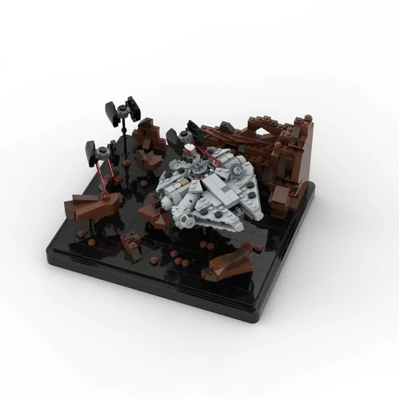 834pcs MOC Star Battle Asteroid Chase Micro Mill Ennium Falcon Episode Model Building Blocks Christmas Gifts Construction Toy
834pcs MOC Star Battle Asteroid Chase Micro Mill Ennium Falcon Episode Model Building Blocks Christmas Gifts Construction Toy