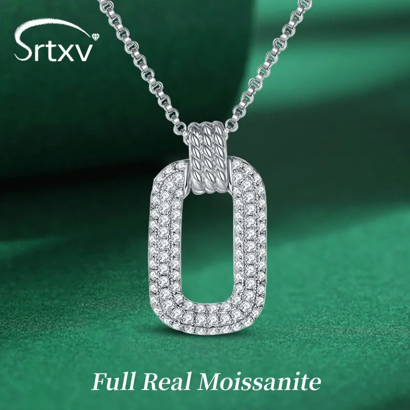 Full D Color Moissanite Pendant Necklace For Women Men S925 Silver Plated 18K Hip Hop Square Necklace Birthday Party Gifts GRA
Full D Color Moissanite Pendant Necklace For Women Men S925 Silver Plated 18K Hip Hop Square Necklace Birthday Party Gifts GRA