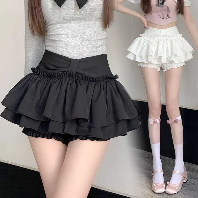 Kawaii Ball Gown Short Pleated Ruffles Layered High Waist Solid Mini Cake Skirts Lolita Girl Sweet Cute Elastic Waist Skirt
Kawaii Ball Gown Short Pleated Ruffles Layered High Waist Solid Mini Cake Skirts Lolita Girl Sweet Cute Elastic Waist Skirt