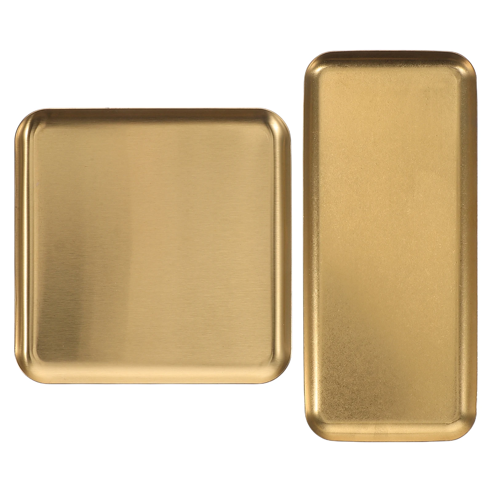 2pcs Golden Tray Rectangular Food Rectangle Plates Serving Platter Stainless Steel Decorative Plate BBQ Party Home Use
2pcs Golden Tray Rectangular Food Rectangle Plates Serving Platter Stainless Steel Decorative Plate BBQ Party Home Use