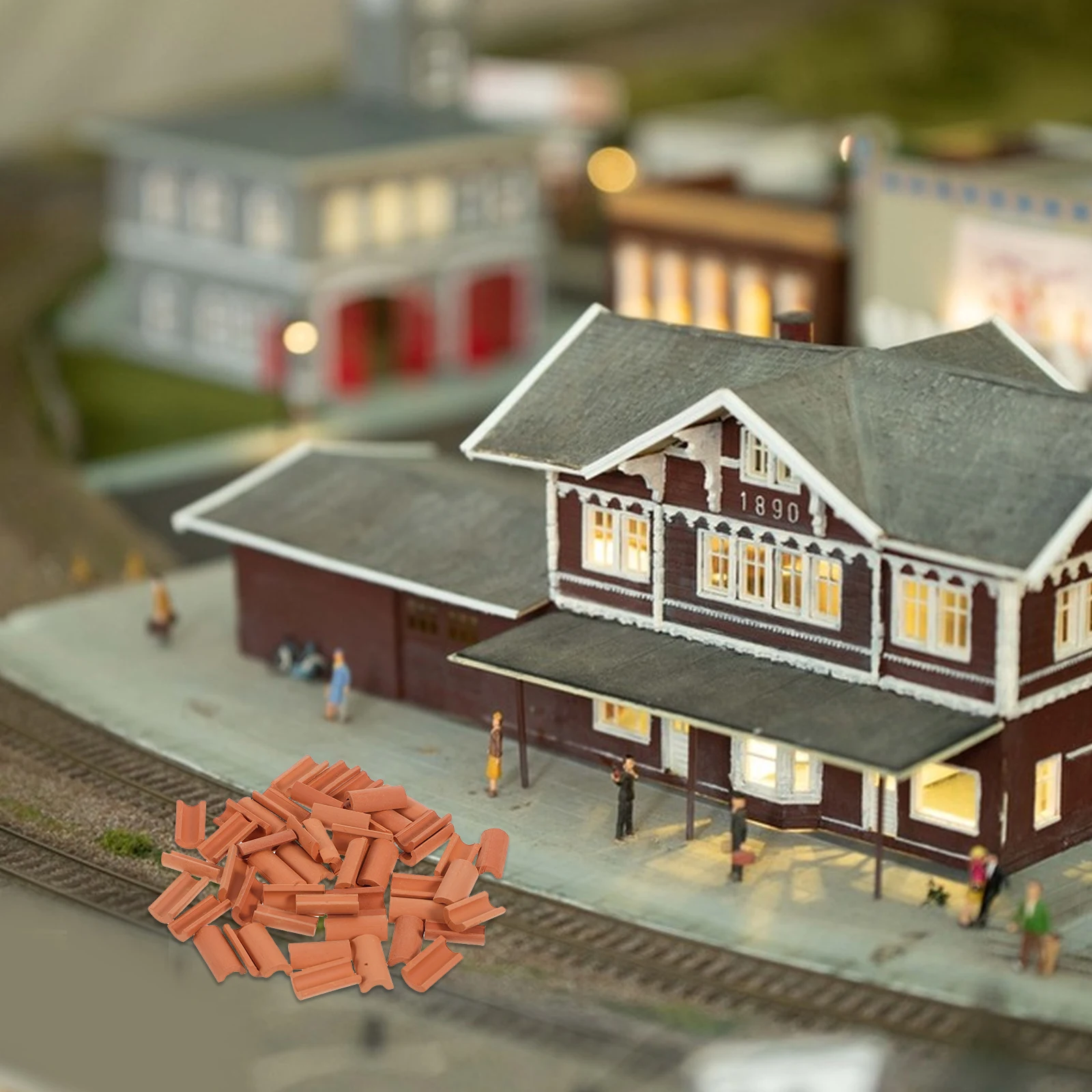 50 Pcs Micro Landscape Decoration Models Dollhouse Building Supplies Bricks Clay Fake Child Roof Shingles Tile
50 Pcs Micro Landscape Decoration Models Dollhouse Building Supplies Bricks Clay Fake Child Roof Shingles Tile
