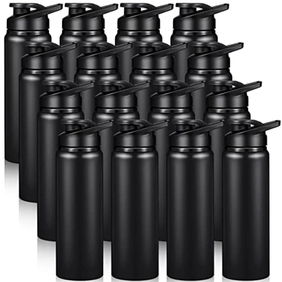 16 Pieces Aluminum Water Bottle Bulk 25 oz Sports Water Bottles with Snap Lids Reusable Leak Proof Lightweight Bike Flask for T
16 Pieces Aluminum Water Bottle Bulk 25 oz Sports Water Bottles with Snap Lids Reusable Leak Proof Lightweight Bike Flask for T