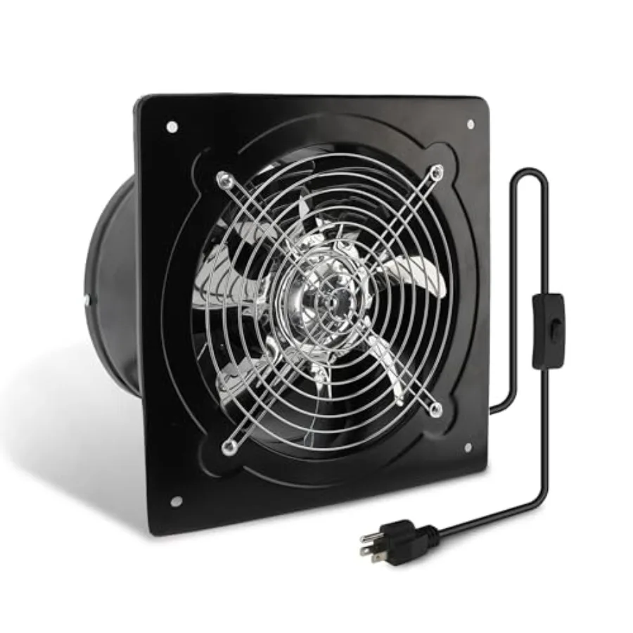 Exhaust Fan, Kitchen Exhaust Fan With Switch 0Hz 7 Blades Iron, 70 CFM Wdow Exhaust Fan, Small Wall Mounted Ventilation Fan for
Exhaust Fan, Kitchen Exhaust Fan With Switch 0Hz 7 Blades Iron, 70 CFM Wdow Exhaust Fan, Small Wall Mounted Ventilation Fan for