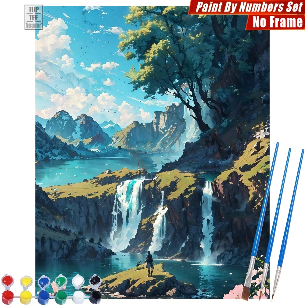 majestic waterfall landscape Paints By Number Set - waterfall mountains landscape Home Decor Halloween Gift For Dad
majestic waterfall landscape Paints By Number Set - waterfall mountains landscape Home Decor Halloween Gift For Dad