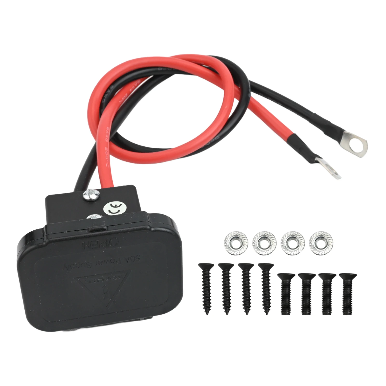 Кабель питания, разъем для аккумулятора, серый, 50А, с медными посеребренными контактами, гибкий, большой длины
Кабель питания, разъем для аккумулятора, серый, 50А, с медными посеребренными контактами, гибкий, большой длины