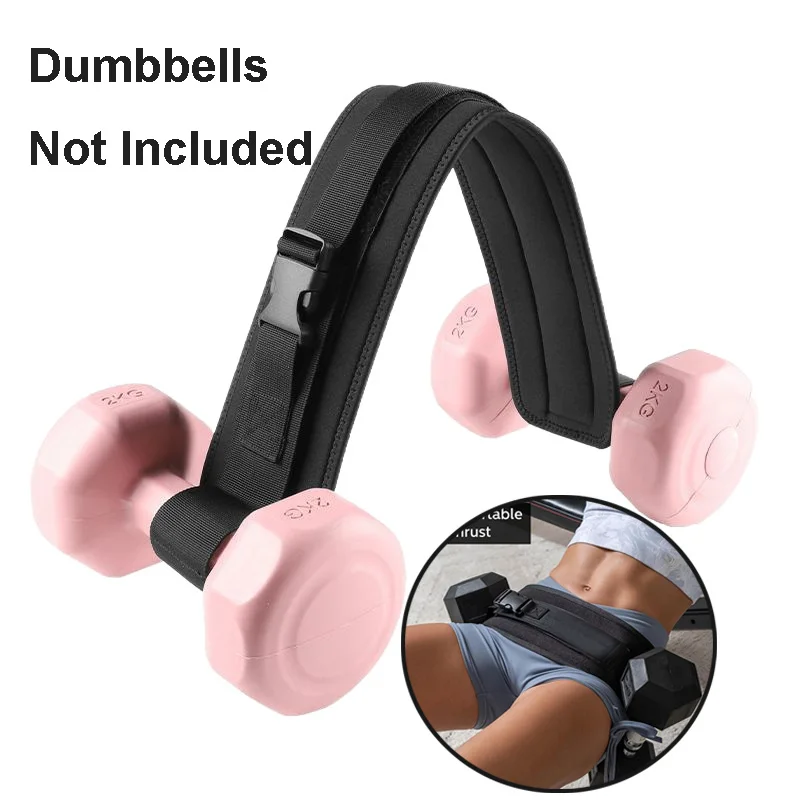 Hip Thrust Belt for Dumbbell Kettlebells Hip Portable Hip Bridge Weight Training Belt Fitness Men & Women Use At Home or Gym 
Hip Thrust Belt for Dumbbell Kettlebells Hip Portable Hip Bridge Weight Training Belt Fitness Men & Women Use At Home or Gym
