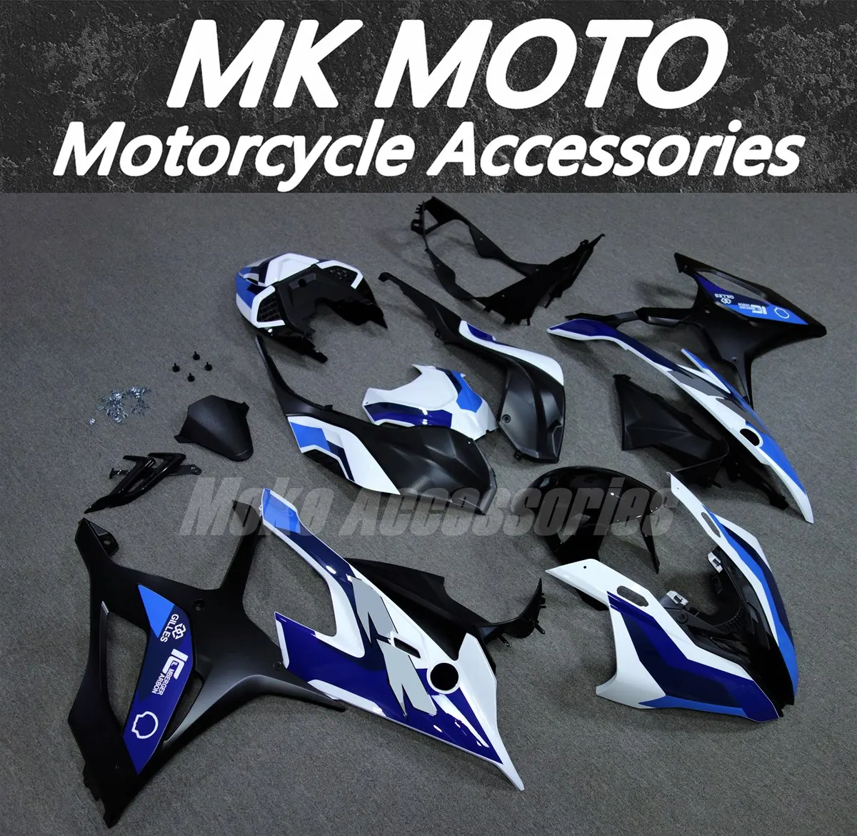 Комплект обтекателей для M1000RR S1000rr 2019-2022, комплект кузовных деталей, литье под давлением, белый, синий, черный
Комплект обтекателей для M1000RR S1000rr 2019-2022, комплект кузовных деталей, литье под давлением, белый, синий, черный