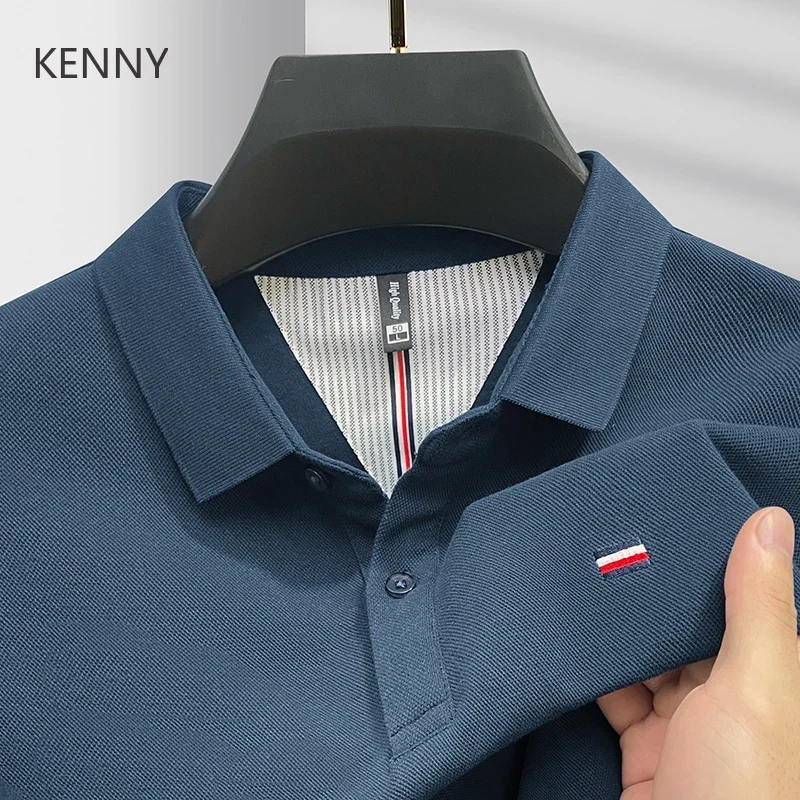 Solid Color Lapel Embroidery Long Sleeve Polo Shirts Spring and Autumn Mens Designer Clothes Cotton Men's T-shirts High Quality
Solid Color Lapel Embroidery Long Sleeve Polo Shirts Spring and Autumn Mens Designer Clothes Cotton Men's T-shirts High Quality