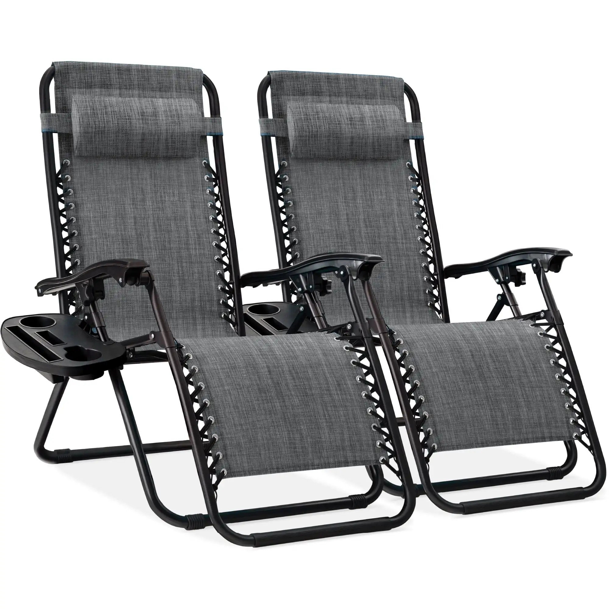 Portable Reclining Camping Chair, Adjustable Backrest, Detachable Tray with Cup/Phone Holder, 250 lbs, for Beach, Park, Camping
Portable Reclining Camping Chair, Adjustable Backrest, Detachable Tray with Cup/Phone Holder, 250 lbs, for Beach, Park, Camping