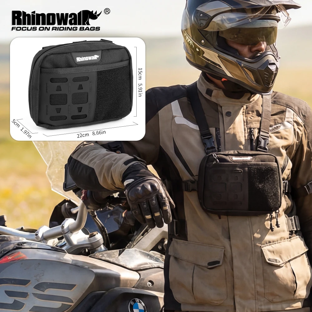 Rhinowalk Motorcycle Vest Chest Bag Tactical Bag Crossbody Bag Breathable Outdoor Cycling Luggage Storage Motor Accessories
Rhinowalk Motorcycle Vest Chest Bag Tactical Bag Crossbody Bag Breathable Outdoor Cycling Luggage Storage Motor Accessories