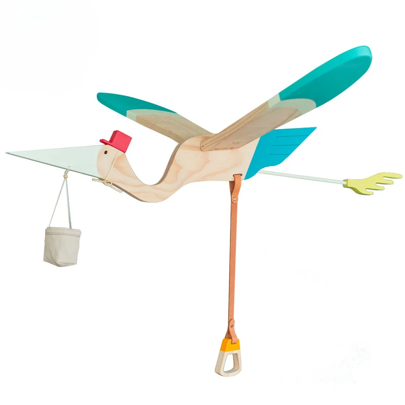 Japanese style small flying bird wooden pendant decoration for Songmu Songzi Bird Infant Room
Japanese style small flying bird wooden pendant decoration for Songmu Songzi Bird Infant Room