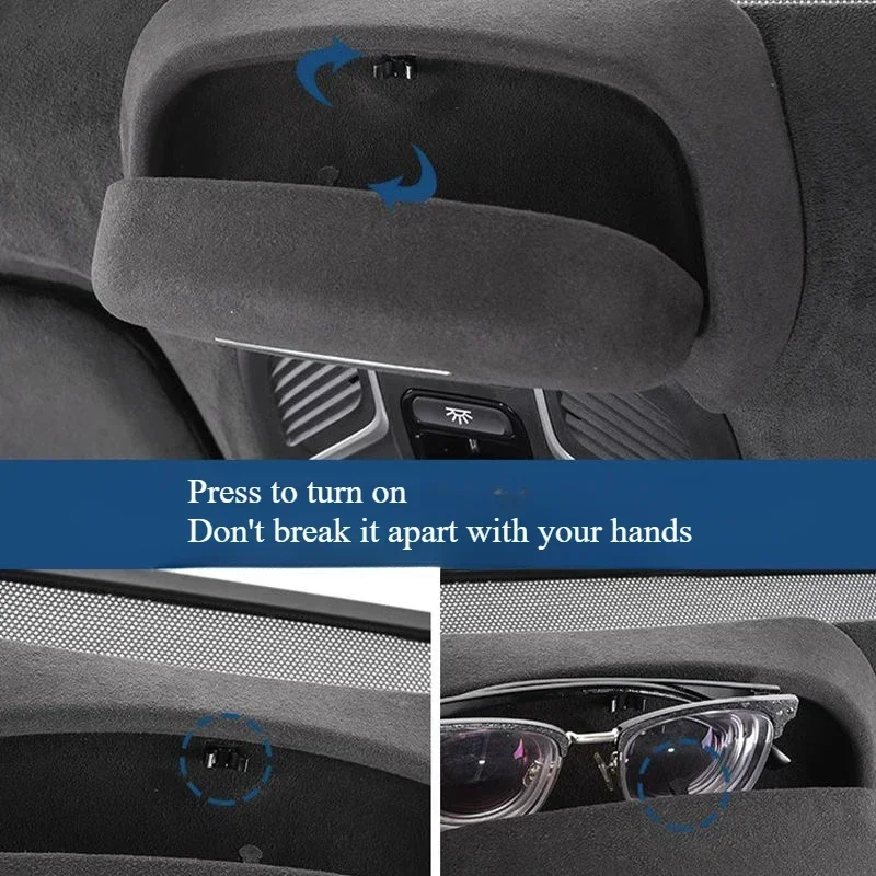 For Geely Monjaro/Starray/AtlasStar Ray 2021-2026 Car Glasses Case Premium Suede Magnetic Closure Interior Storage Accessories
For Geely Monjaro/Starray/AtlasStar Ray 2021-2026 Car Glasses Case Premium Suede Magnetic Closure Interior Storage Accessories