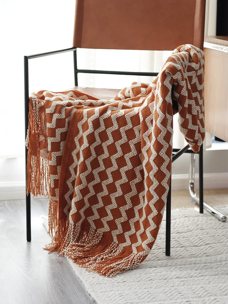 Nordic Style Long Knitted Woolen Blanket Sofa Decorative Bedding Sample Room Yellow Decorative Towel Casual Blanket/Mug Rug
Nordic Style Long Knitted Woolen Blanket Sofa Decorative Bedding Sample Room Yellow Decorative Towel Casual Blanket/Mug Rug