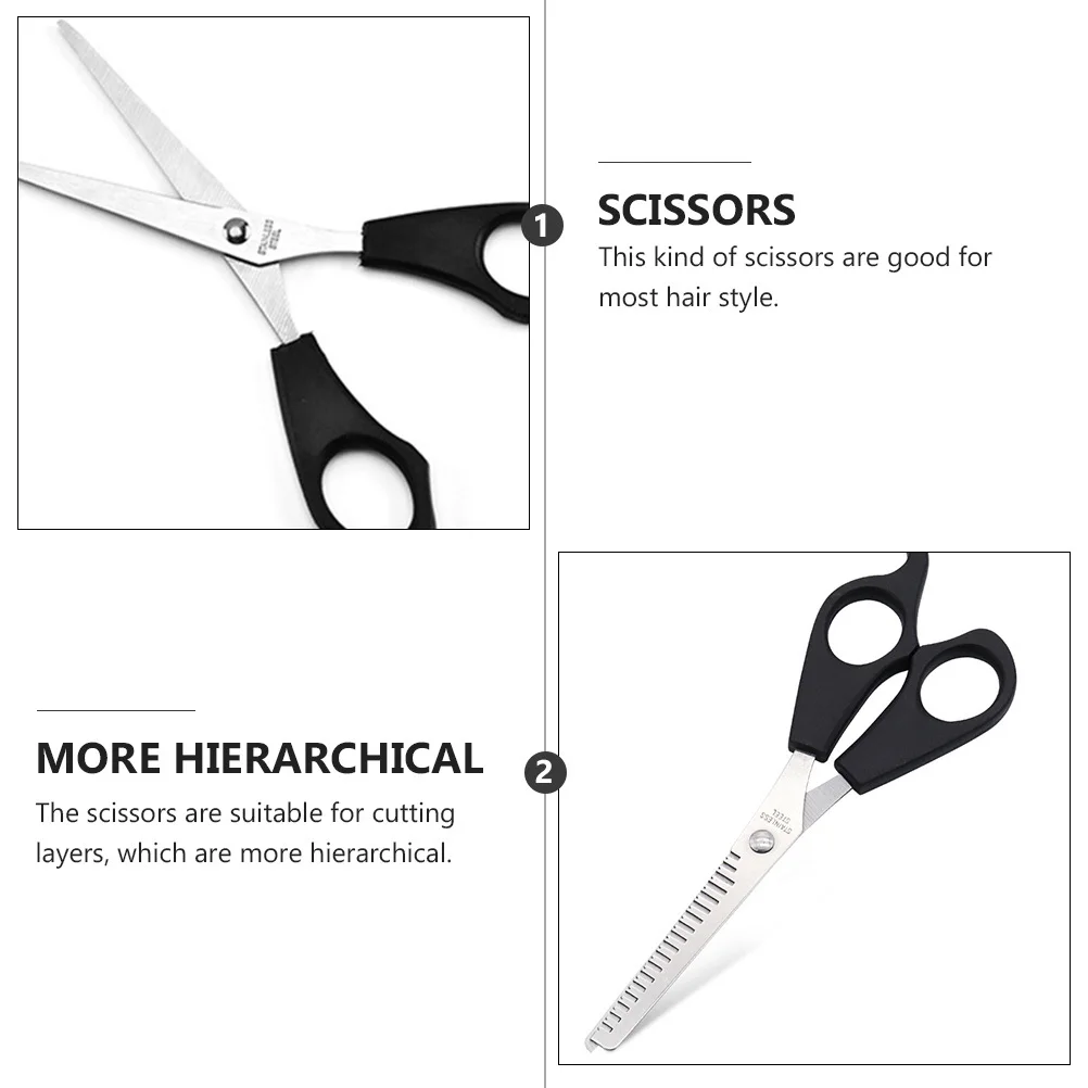 2Pcs Barber Scissor for Salon Professional Hairdressing Supply Heavy Duty Hair Cutter with Smooth Edge Natural Layering Comfort
2Pcs Barber Scissor for Salon Professional Hairdressing Supply Heavy Duty Hair Cutter with Smooth Edge Natural Layering Comfort