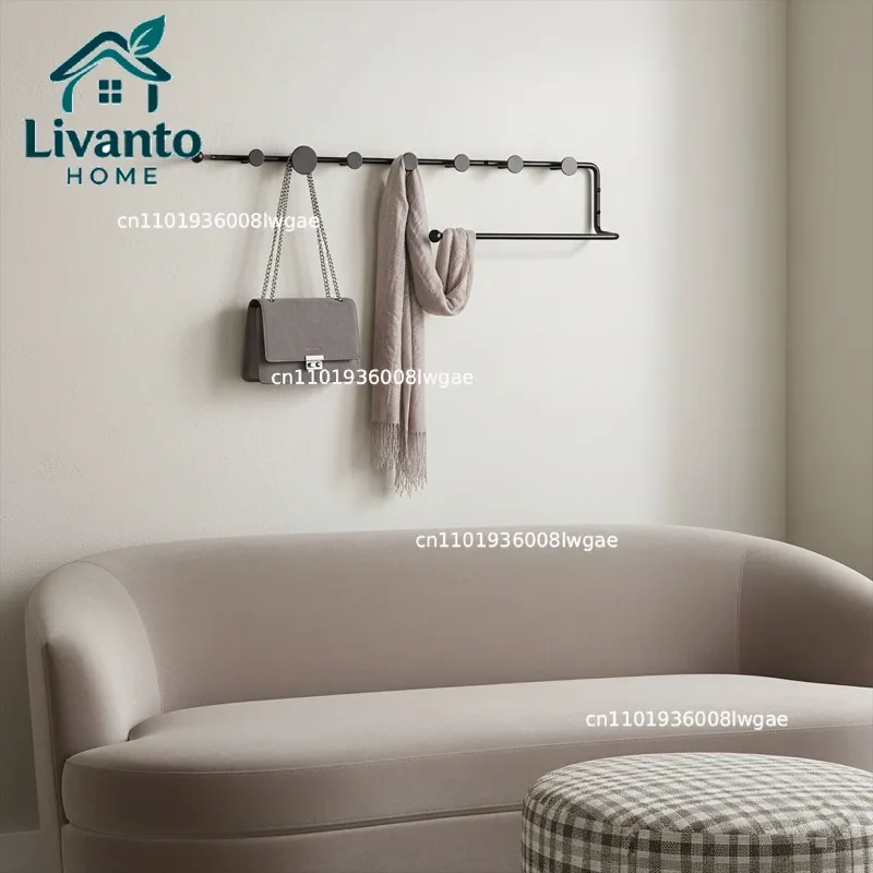 Metal Wall-mounted Coat Rack Nordic Minimalist Clothes Hanger Creative Household Clothes Hook Living Room Furniture Accessories
Metal Wall-mounted Coat Rack Nordic Minimalist Clothes Hanger Creative Household Clothes Hook Living Room Furniture Accessories