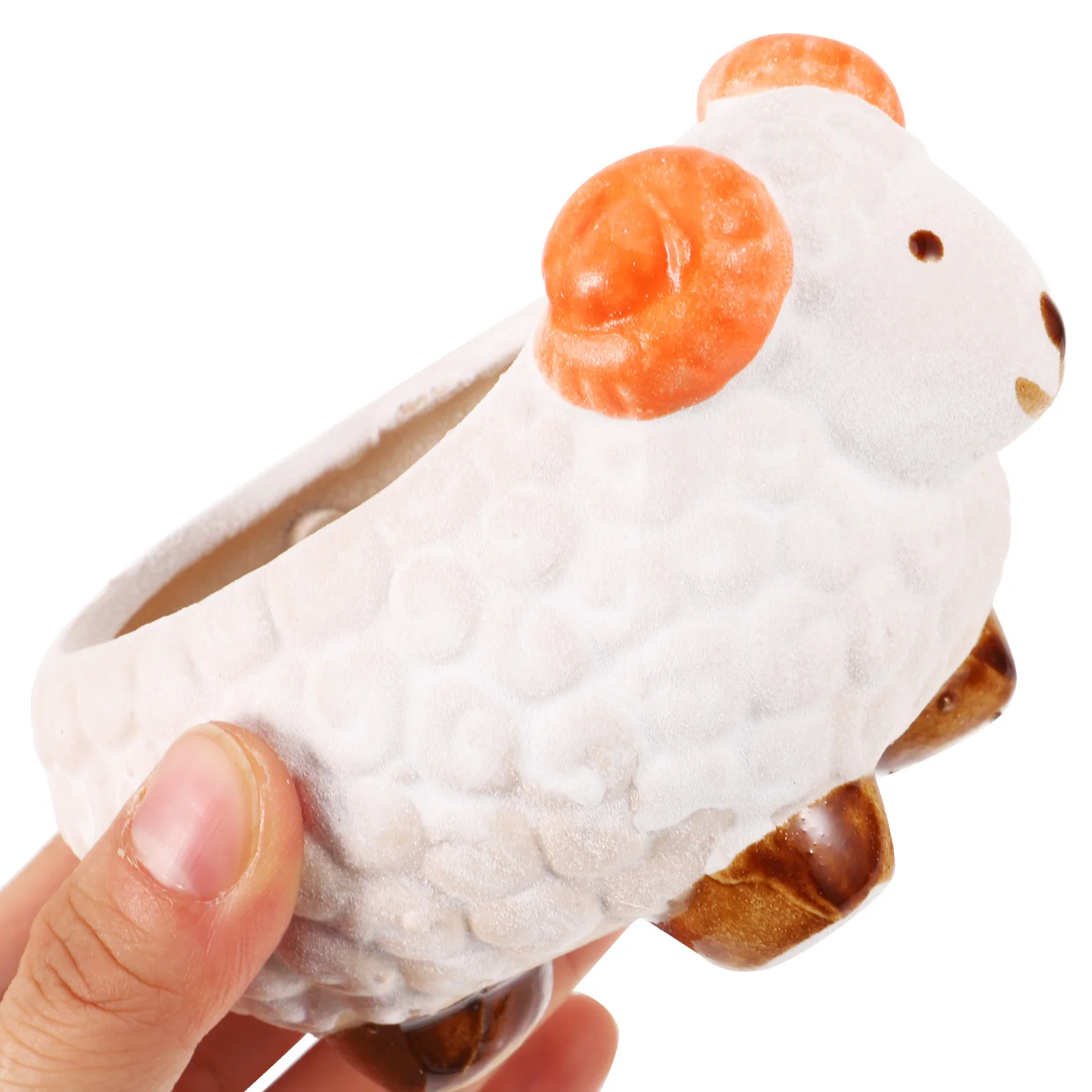 1Pcs Ceramic Sheep Coin Container Creative Money Jar Large Capacity Coin Storage Bank for Home Office Ornament Gift
1Pcs Ceramic Sheep Coin Container Creative Money Jar Large Capacity Coin Storage Bank for Home Office Ornament Gift