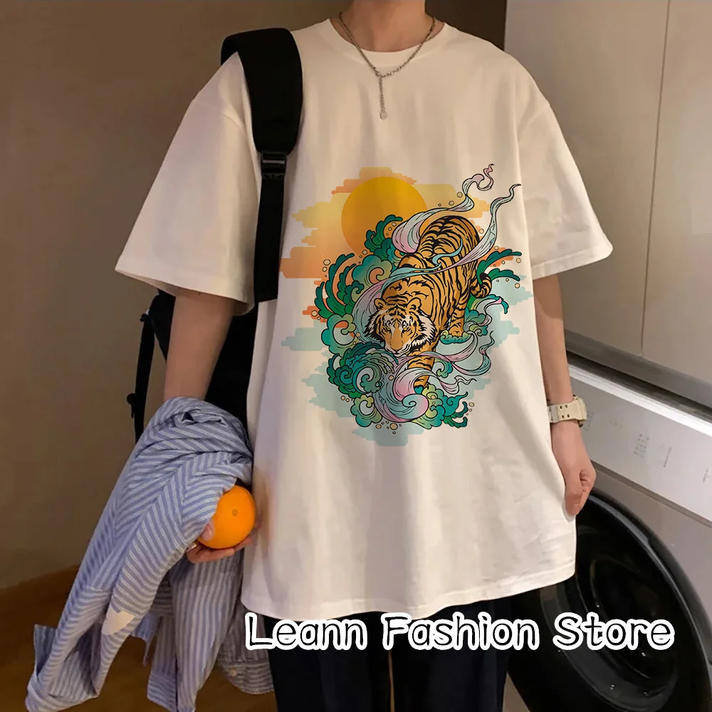 Summer Men Vintage Tiger Pattern T-Shirt Cotton Tops Tees Male Short Sleeve Clothing Casual Stylish Camiseta Fashion Streetwear
Summer Men Vintage Tiger Pattern T-Shirt Cotton Tops Tees Male Short Sleeve Clothing Casual Stylish Camiseta Fashion Streetwear