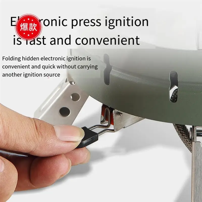 Outdoor Electronic Ignition Stoves Portable Foldable Adjustable Firepower Furnace Gasstove Camping Hiking
Outdoor Electronic Ignition Stoves Portable Foldable Adjustable Firepower Furnace Gasstove Camping Hiking