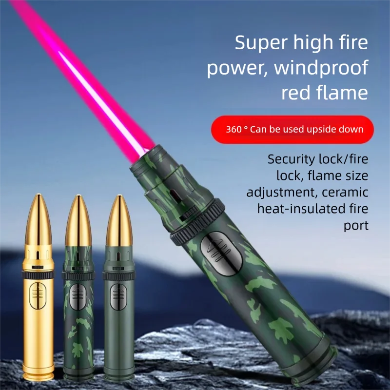 Torch Lighter HB282 Windproof Jet Flame Metal Refillable - Creative Cigar Outdoor Baking torches lighters butane
Torch Lighter HB282 Windproof Jet Flame Metal Refillable - Creative Cigar Outdoor Baking torches lighters butane