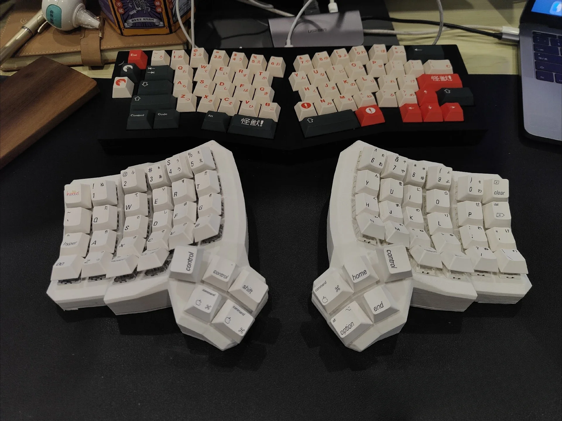 Комплект разделенной клавиатуры Dactyl Manuform на заказ 2,4 г, беспроводная одномодовая разделенная механическая клавиатура с возможностью горячей замены, комплект клавиатуры 4x6/5x6/6x7 
Комплект разделенной клавиатуры Dactyl Manuform на заказ 2,4 г, беспроводная одномодовая разделенная механическая клавиатура с возможностью горячей замены, комплект клавиатуры 4x6/5x6/6x7