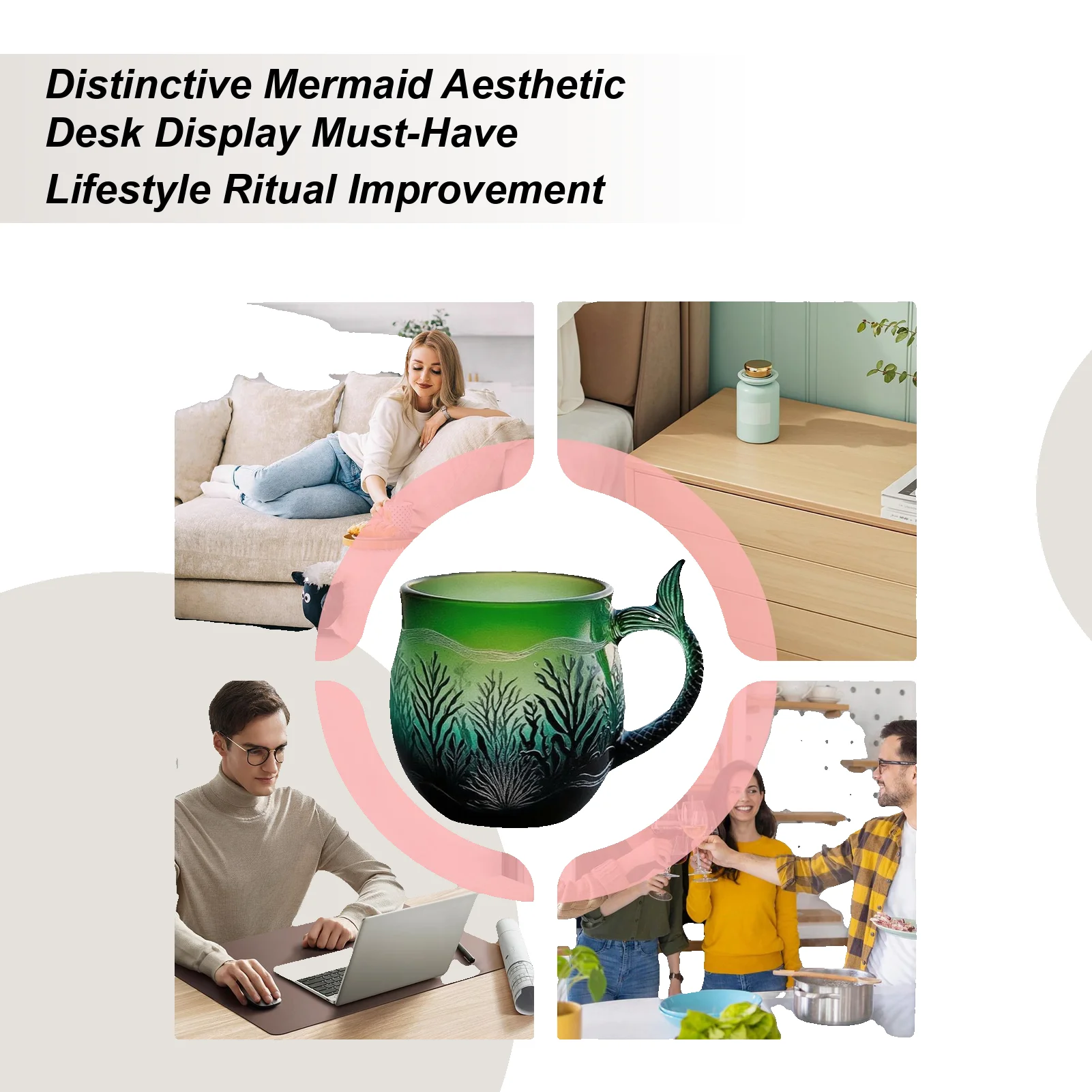 Mermaid Coffee Mug Elegant Embossing Drinkware Glass Coffee Cup 3D Mermaid Tail Mug For Home Camping Dorm Hotel Apartment Cafe
Mermaid Coffee Mug Elegant Embossing Drinkware Glass Coffee Cup 3D Mermaid Tail Mug For Home Camping Dorm Hotel Apartment Cafe