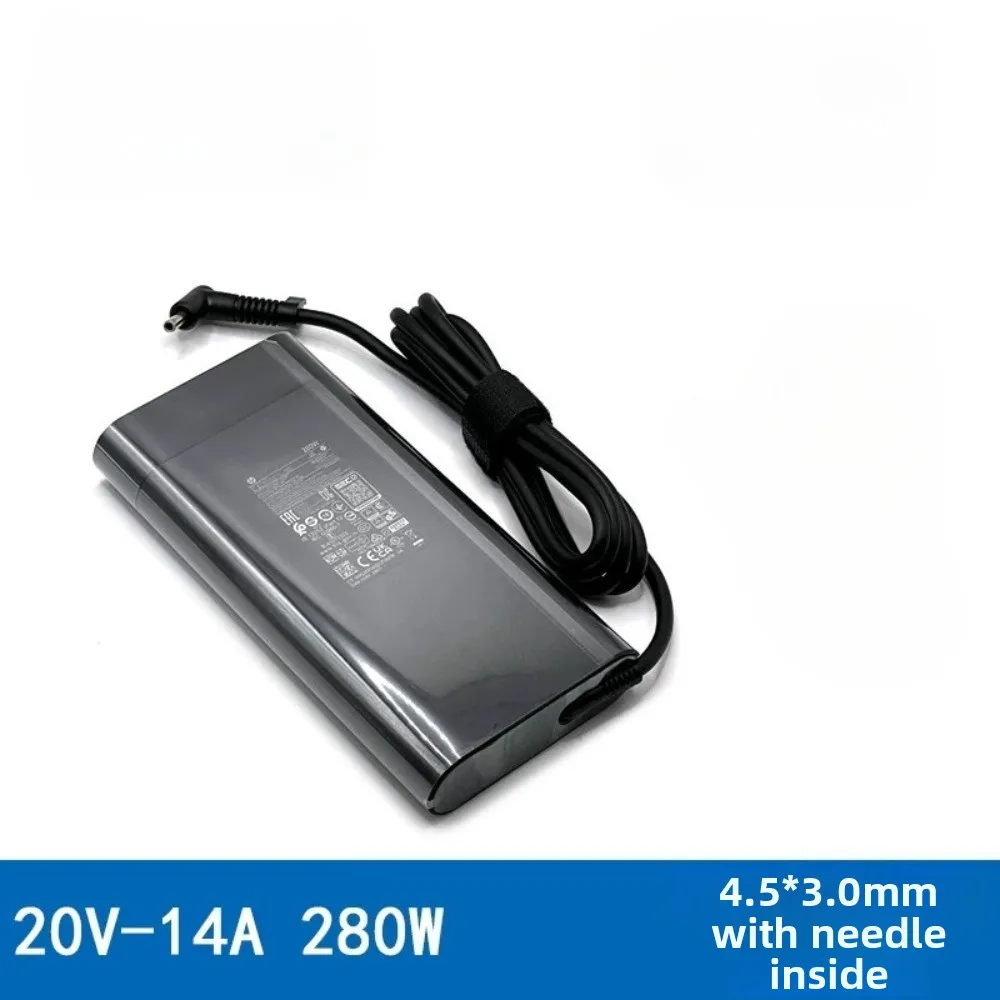 Genuine 20V 14A 280W 4.5x3.0mm TPN-CA26 TPN-LA27 M95376-001 AC Adapter For HP Laptop Power Supply Charger
Genuine 20V 14A 280W 4.5x3.0mm TPN-CA26 TPN-LA27 M95376-001 AC Adapter For HP Laptop Power Supply Charger