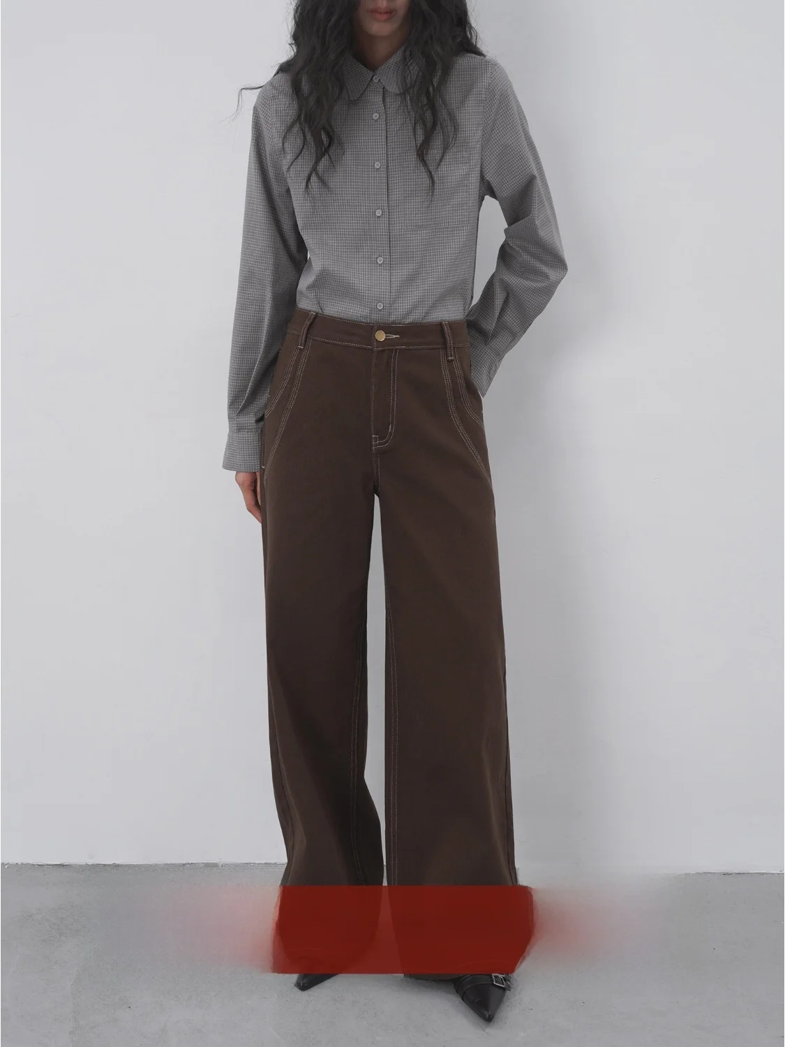 Джинсы женские EIGHTHMONTH коричневые, американского кроя, свободные, с высокой талией, прямые, длиной в пол, повседневные брюки из денима
Джинсы женские EIGHTHMONTH коричневые, американского кроя, свободные, с высокой талией, прямые, длиной в пол, повседневные брюки из денима