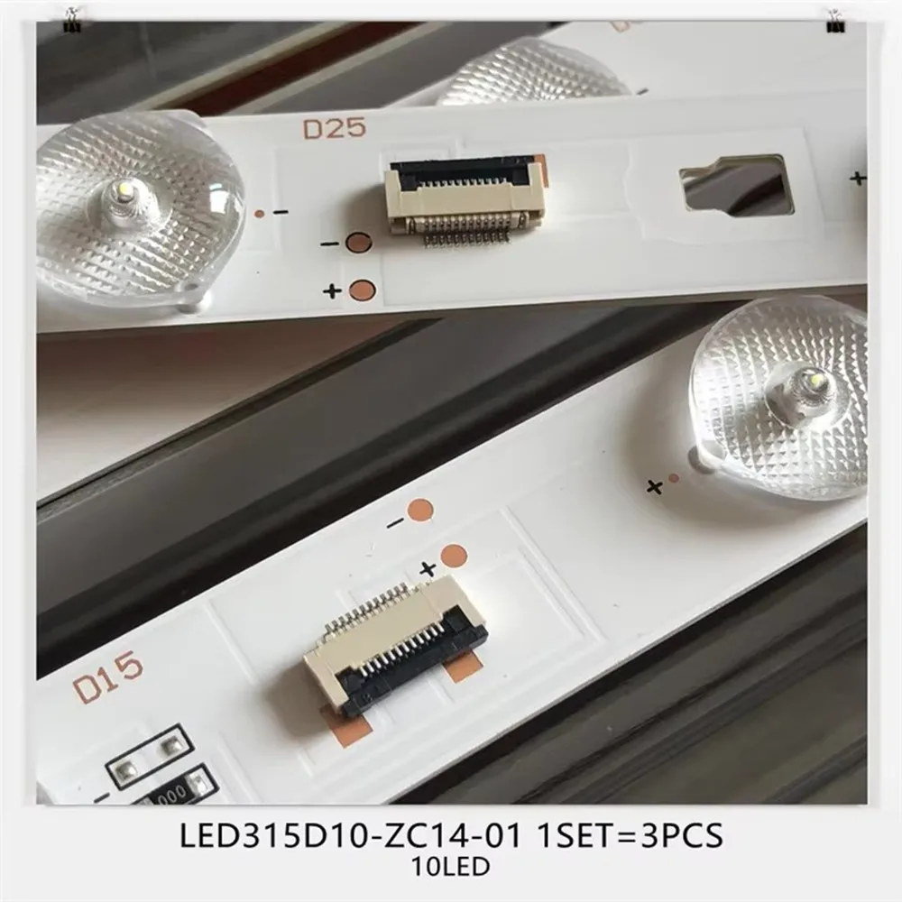 New LED Strip 10lamps For LE32A31 LE32B310N LE32B510X LE32A7100L LED32F3000W 32PAL5358/T3 LED315D10-ZC14-01(D) 02(D) 03(D)
New LED Strip 10lamps For LE32A31 LE32B310N LE32B510X LE32A7100L LED32F3000W 32PAL5358/T3 LED315D10-ZC14-01(D) 02(D) 03(D)