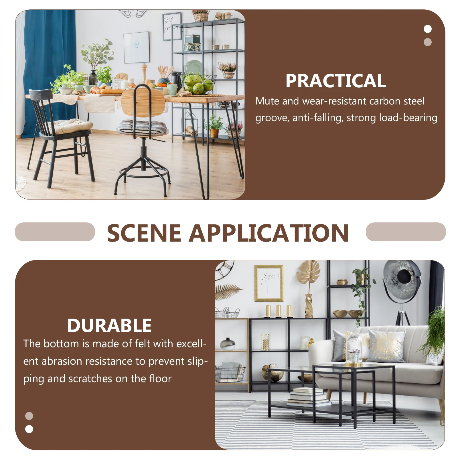 2PCS Table Riser 4x4cm Brown Felt Carbon Steel Table Feet Riser Desk Leg Covers Furniture Pads Height Adjustment
2PCS Table Riser 4x4cm Brown Felt Carbon Steel Table Feet Riser Desk Leg Covers Furniture Pads Height Adjustment