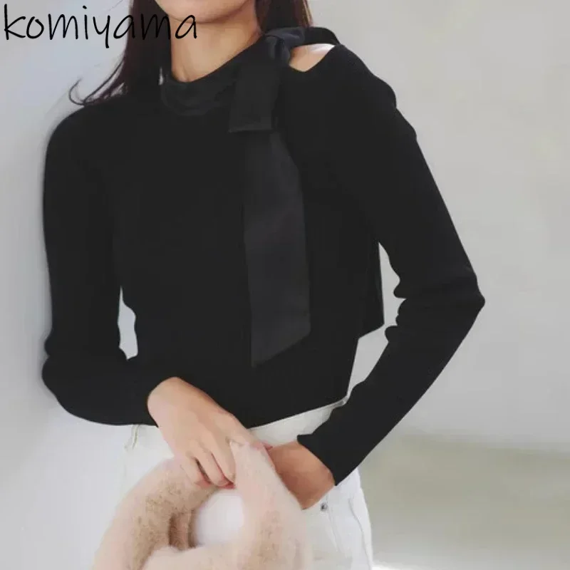 Japan Knit Pullovers Bow Lace Up Ropa Mujer 2025 Woman Sweater Off Shoulder Long Sleeve Outerwears Fall Winter Clothes Women
Japan Knit Pullovers Bow Lace Up Ropa Mujer 2025 Woman Sweater Off Shoulder Long Sleeve Outerwears Fall Winter Clothes Women