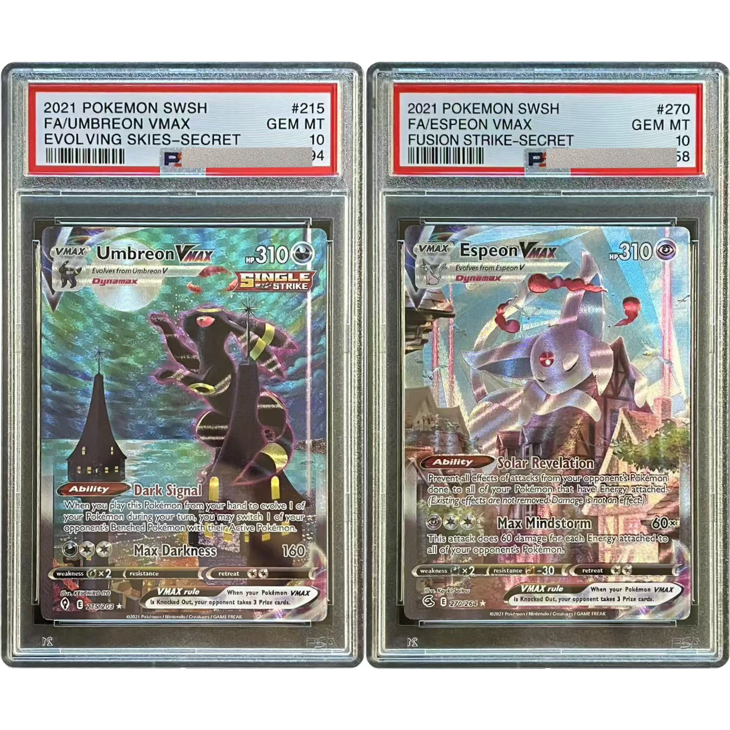 PTCG Eevee Umbreon Espeon Gengar English Version Rating Card Collection Card Diy Self Made PTCG Copy Version Game Anime Card Toy
PTCG Eevee Umbreon Espeon Gengar English Version Rating Card Collection Card Diy Self Made PTCG Copy Version Game Anime Card Toy