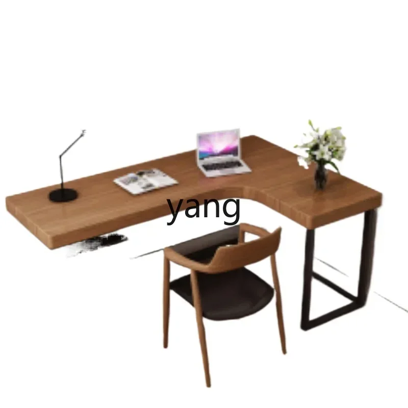 XYY bedroom corner table solid wood wrought iron desktop computer table home desk
XYY bedroom corner table solid wood wrought iron desktop computer table home desk