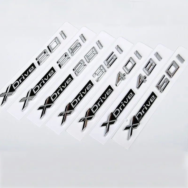 Car Rear Trunk Letters Original Replacement Label For BMW Xdrive 20i 25i 30i & GT - 18i 23i 28i 35i 40i 45i X1/X2/X3/X4/X5/X6/X7
Car Rear Trunk Letters Original Replacement Label For BMW Xdrive 20i 25i 30i & GT - 18i 23i 28i 35i 40i 45i X1/X2/X3/X4/X5/X6/X7
