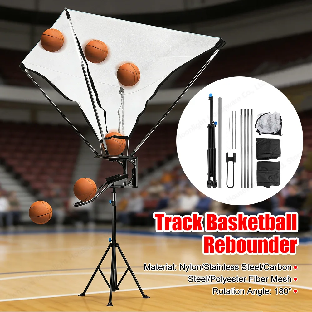 Foldable Basketball Rebounder 180°Rotatable Adjustable Height Return Net System for Efficient Shooting Practice Outdoor Training
Foldable Basketball Rebounder 180°Rotatable Adjustable Height Return Net System for Efficient Shooting Practice Outdoor Training