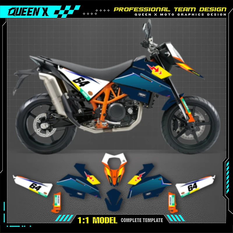 Queen X MOTOR 690SMR-R 009 Motorcycle Graphics For KTM SMR690 R 2007 2008 2009 2010 2011 Background Decals Stickers Kits 
Queen X MOTOR 690SMR-R 009 Motorcycle Graphics For KTM SMR690 R 2007 2008 2009 2010 2011 Background Decals Stickers Kits