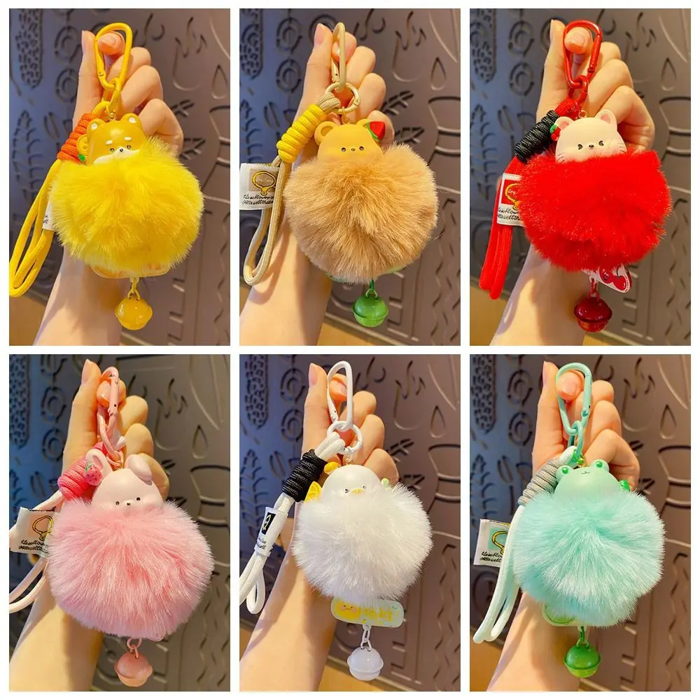 Kawaii Fruits Velvet Ball Keychain Small Bell Cute Animal Keychain Furry Resin Plush Doll Pendant Girl
Kawaii Fruits Velvet Ball Keychain Small Bell Cute Animal Keychain Furry Resin Plush Doll Pendant Girl