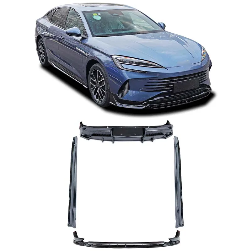 Комплект кузова Axinda New Style для BYD Seal 07 DMI 2022-передний бампер, задний диффузор, глянцевый черный полипропиленовый материал, боковые юбки для 
Комплект кузова Axinda New Style для BYD Seal 07 DMI 2022-передний бампер, задний диффузор, глянцевый черный полипропиленовый материал, боковые юбки для