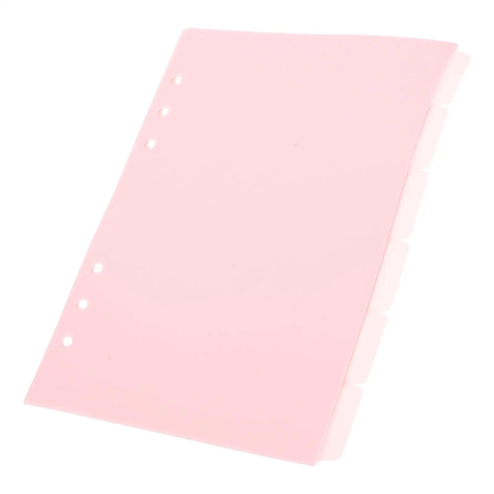 6pcs Binder Dividers Pink PP Material Removable Separators Notebook Journal Presentation Report Colored Page Markers
6pcs Binder Dividers Pink PP Material Removable Separators Notebook Journal Presentation Report Colored Page Markers