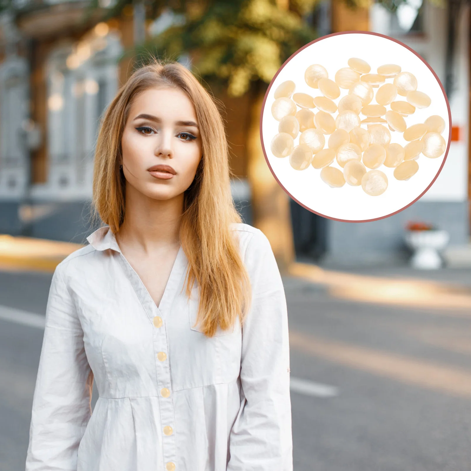 40pcs Mushroom Buttons For Sewing Craft Diy Coat Decor Plastic Clothes Buttons Replacement Lightweight Smooth Button
40pcs Mushroom Buttons For Sewing Craft Diy Coat Decor Plastic Clothes Buttons Replacement Lightweight Smooth Button