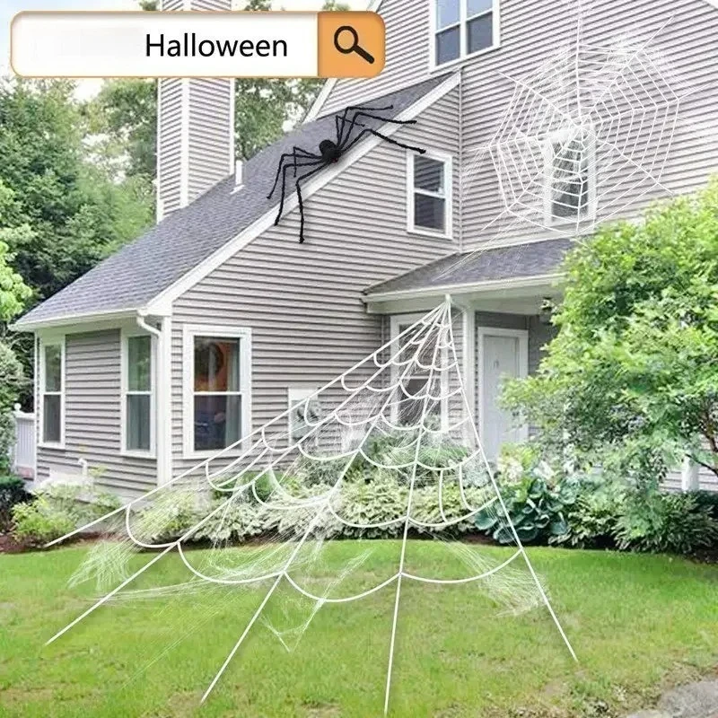 Halloween Decoration Spider Party Accessories Outdoor Scream Props Haunted House Spider Halloween Spider Web Black Realistic
Halloween Decoration Spider Party Accessories Outdoor Scream Props Haunted House Spider Halloween Spider Web Black Realistic