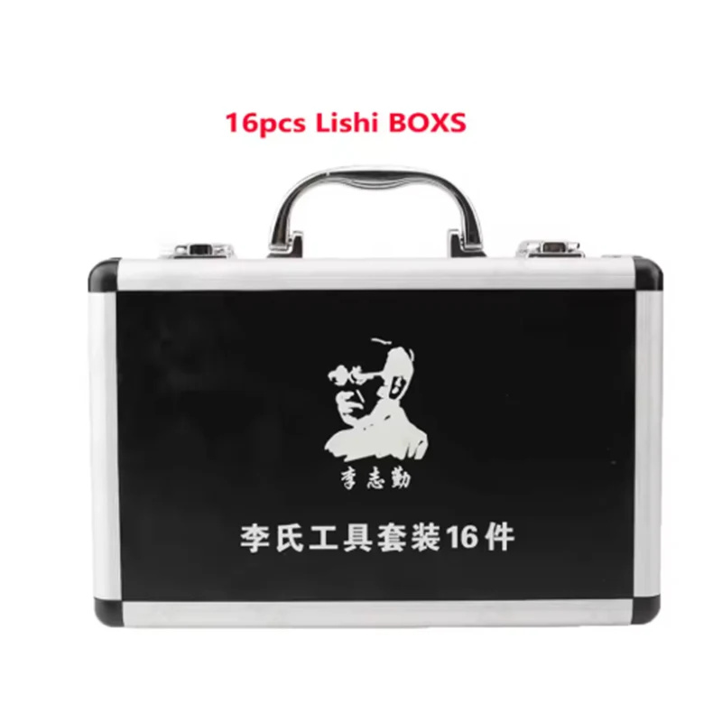 16 шт. Оригинальная коробка слесарного инструмента Lishi 2 в 1 Ящик для инструментов для ремонта инструментов Чехол для хранения 16 шт. Lishi 2 в 1 и 1 шт. Lishi Key Cutter
16 шт. Оригинальная коробка слесарного инструмента Lishi 2 в 1 Ящик для инструментов для ремонта инструментов Чехол для хранения 16 шт. Lishi 2 в 1 и 1 шт. Lishi Key Cutter