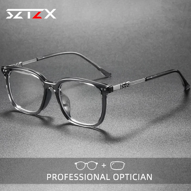 SZTZX Trendy Lightweight Anti Blue Light Myopia Glasses Minimalist TR90 Square Progressive Prescription Optical Reading Glasses
SZTZX Trendy Lightweight Anti Blue Light Myopia Glasses Minimalist TR90 Square Progressive Prescription Optical Reading Glasses