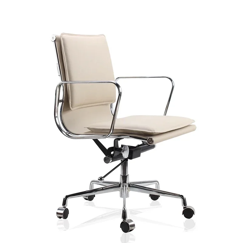 Nordic Leather Office Chairs Meeting Simple Computer Backrest Office Chairs Comfort Sedentary Salon Work Furniture Cadeira FYOC
Nordic Leather Office Chairs Meeting Simple Computer Backrest Office Chairs Comfort Sedentary Salon Work Furniture Cadeira FYOC