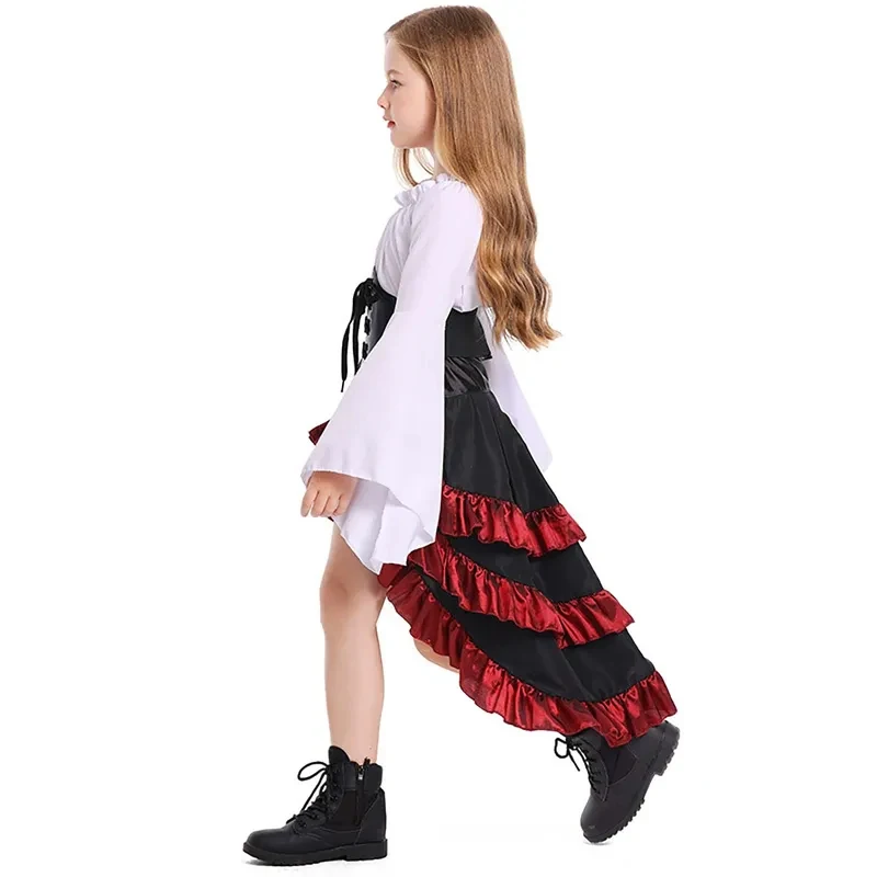 KKL3Halloween Girl Medieval Caribbean Pirate Captain Huntress Dress Costume k15[[
KKL3Halloween Girl Medieval Caribbean Pirate Captain Huntress Dress Costume k15[[