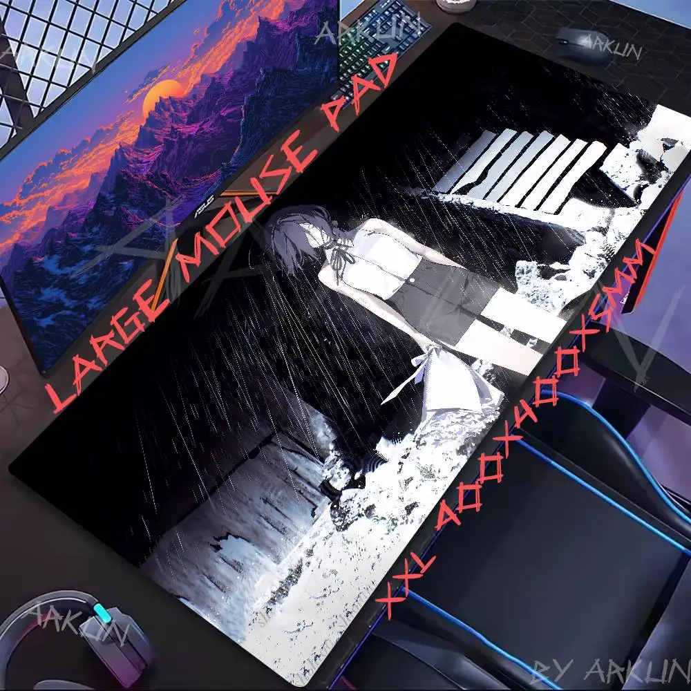 Dark Rainy Night Anime Girl Chainsaw Man Mouse Pad, Purple Hair REZE on Ruined Stairs, Non-Slip Rubber Computer Desk Mat
Dark Rainy Night Anime Girl Chainsaw Man Mouse Pad, Purple Hair REZE on Ruined Stairs, Non-Slip Rubber Computer Desk Mat